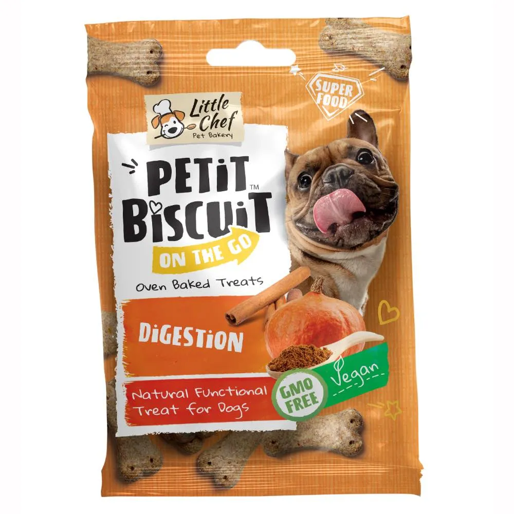 $1 OFF: Little Chef Petit Biscuit On the Go Oven Baked Dog Treats 30g