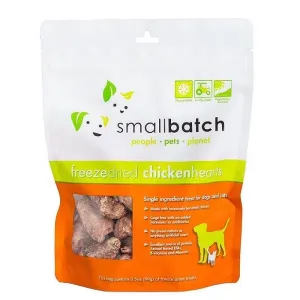 10% OFF (Exp 15Dec25): Smallbatch Chicken Hearts Freeze Dried Cat & Dog Treats 3.5oz dog supplies dog food toys accessories dog bed