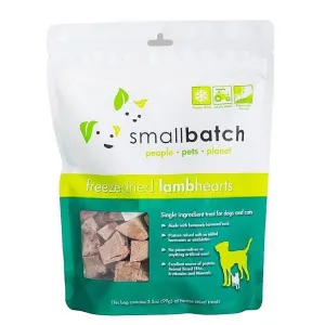 10% OFF (Exp 23Nov25): Smallbatch Lamb Hearts Freeze Dried Cat & Dog Treats 3.5oz dog supplies dog food toys accessories dog bed