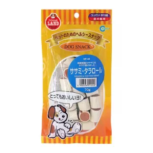 10% OFF (Exp Dec 25): Marukan Sasami & Cod Fish Wrap Dog Treat 70g dog grooming shampoo collar crate feeding supplies