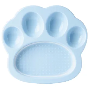 10% OFF: PetDreamHouse PAW 2-In-1 Mini Interactive Slow Feeder For Cats & Dogs (Baby Blue Paw) dog puzzle toy dog slow feeder dog treat ball dog brain toy dog feeder toy
