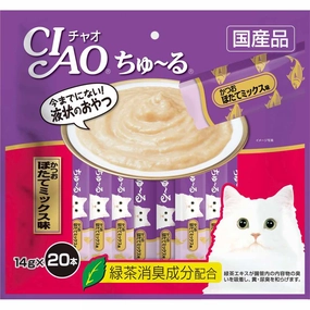 10% OFF: Ciao ChuRu Tuna & Scallop Liquid Cat Treats 280g dog chew toys dog dental chews durable chew toys puppy chew toy bone chew