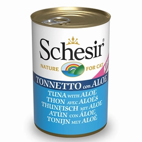 10% OFF: Schesir Tuna With Aloe In Jelly Kitten Canned Cat Food 140g cat snacks catnip treats healthy cat food cat reward treats low calorie cat food