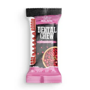 12 FOR $12: Absolute Holistic Cranberry Grain-Free Dental Dog Chew Treat 25g dog grooming shampoo collar crate feeding supplies