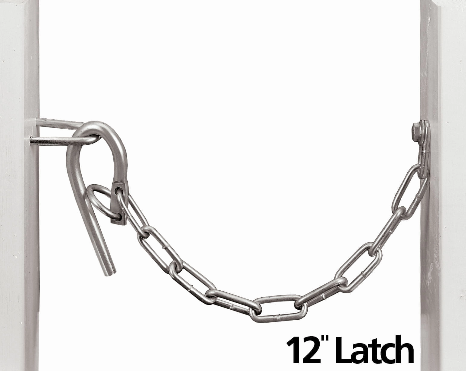 12" Chain Gate Latch for Livestock grooming tools dog brush cat nail clipper pets shampoo pet trimmer