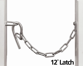 12" Chain Gate Latch for Livestock grooming tools dog brush cat nail clipper pets shampoo pet trimmer