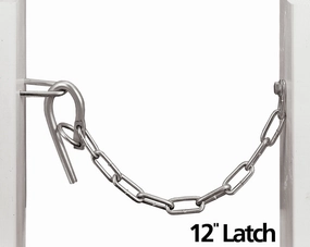 12" Chain Gate Latch for Livestock chicken supplies backyard chicken coop accessories poultry food chicken vitamins