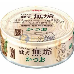 15% OFF: Aixia Ken Ken Muku Pure Skipjack Tuna Grain-Free Canned Dog Food 65g canned dog food wet dog food grain free dog food dog food with gravy beef dog food