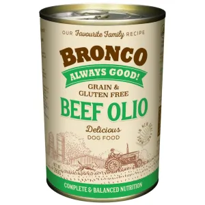 15% OFF: Bronco Beef Olio Grain-Free Canned Dog Food 390g canned dog food wet dog food grain free dog food dog food with gravy beef dog food