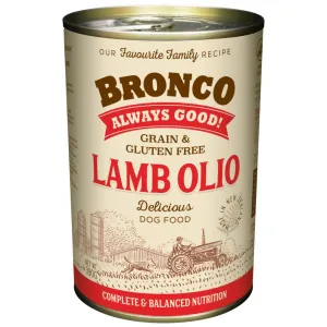 15% OFF: Bronco Lamb Olio Grain-Free Canned Dog Food 390g canned dog food wet dog food grain free dog food dog food with gravy beef dog food