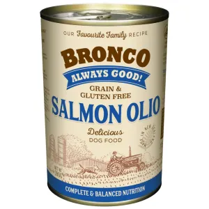 15% OFF: Bronco Salmon Olio Grain-Free Canned Dog Food 390g canned dog food wet dog food grain free dog food dog food with gravy beef dog food