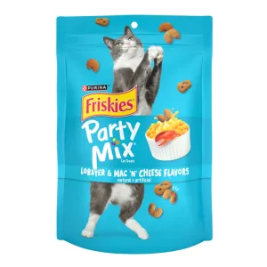 15% OFF: Friskies Party Mix Lobster & Mac N Cheese Cat Treats 60g cat general supplies cat toys cat grooming cat food cat litter