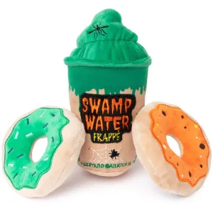 15% OFF: FuzzYard Halloween Swamp Water Frappe & Donuts Plush Dog Toys (3-Pack Set) dog puzzle toy dog slow feeder dog treat ball dog brain toy dog feeder toy