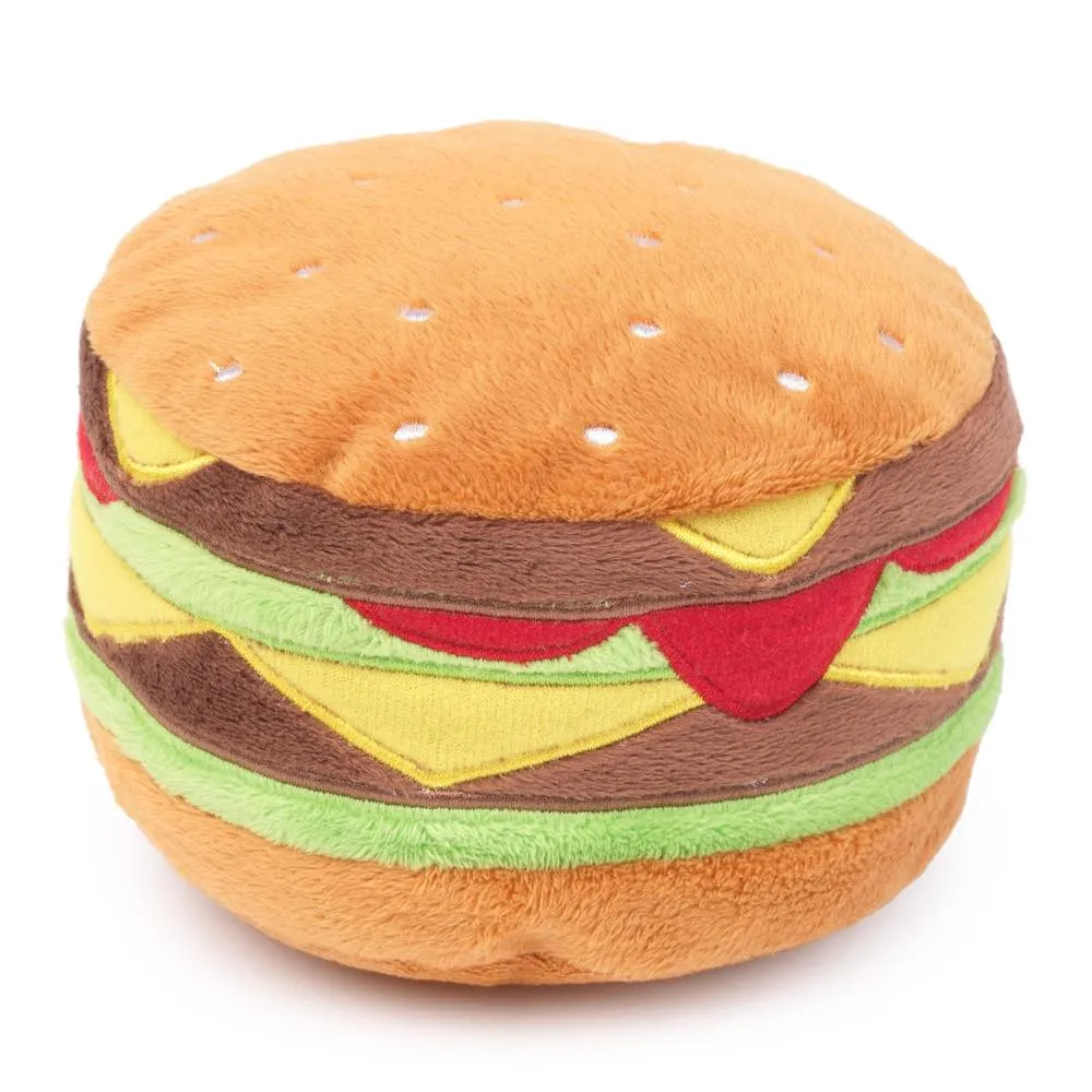 15% OFF: FuzzYard Hamburger Plush Toy dog puzzle toy dog slow feeder dog treat ball dog brain toy dog feeder toy