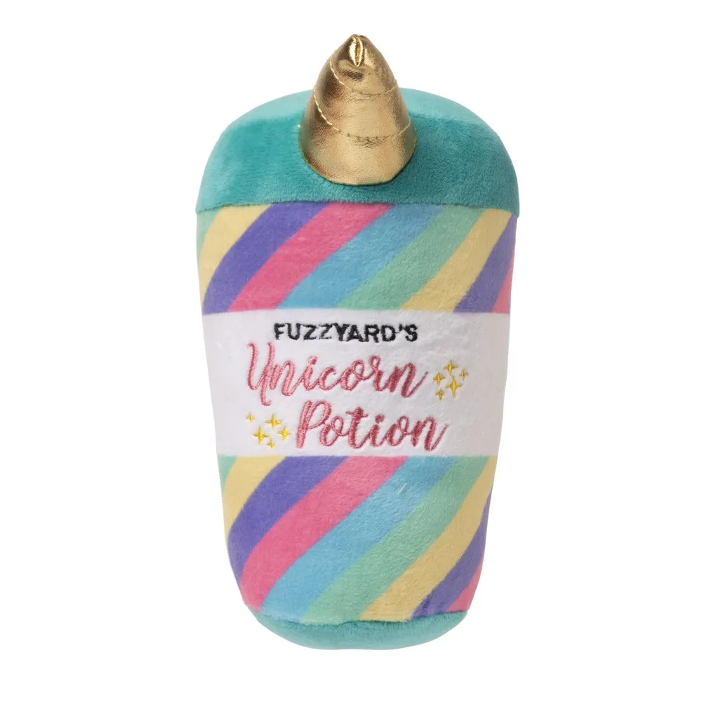 15% OFF: FuzzYard Unicorn Potion Plush Toy dog puzzle toy dog slow feeder dog treat ball dog brain toy dog feeder toy