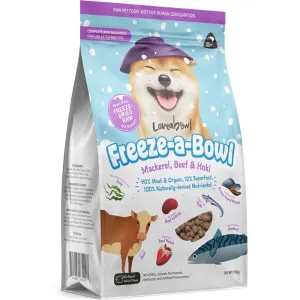 15% OFF: Loveabowl Freeze-A-Bowl Mackerel, Beef & Hoki Grain-Free Freeze-Dried Raw Dog Food dog grooming shampoo collar crate feeding supplies
