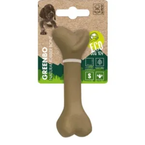 15% OFF: M-Pets Greenbo Natural Rubber Bone Dog Toy dog harness dog training collar dog safety vest dog seatbelt dog ID tag