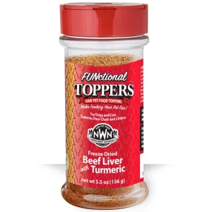 15% OFF: Northwest Naturals Beef Liver With Turmeric Freeze-Dried Functional Toppers For Cats & Dogs 4.5oz dog supplies dog food toys accessories dog bed