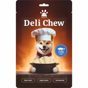 15% OFF: Singapaw Deli Chew Cod with Veggie Slice Dog Treats 120g dog supplies dog food toys accessories dog bed