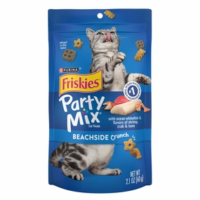 15% OFF: Friskies Party Mix Beachside Crunch Cat Treats 60g cat snacks catnip treats healthy cat food cat reward treats low calorie cat food
