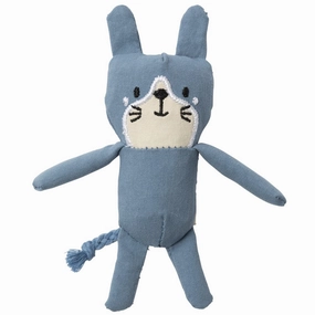 15% OFF: FuzzYard Life Cotton Cat Plush Cat Toy (French Blue) cat treats catnip grass for cats organic cat grass cat grass seeds
