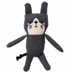 15% OFF: FuzzYard Life Cotton Cat Plush Cat Toy (Slate Grey) cat treats catnip grass for cats organic cat grass cat grass seeds