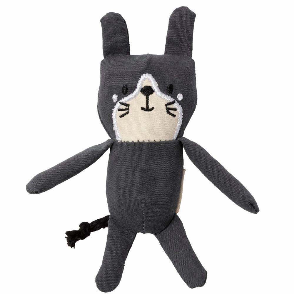 15% OFF: FuzzYard Life Cotton Cat Plush Cat Toy (Slate Grey) cat treats catnip grass for cats organic cat grass cat grass seeds