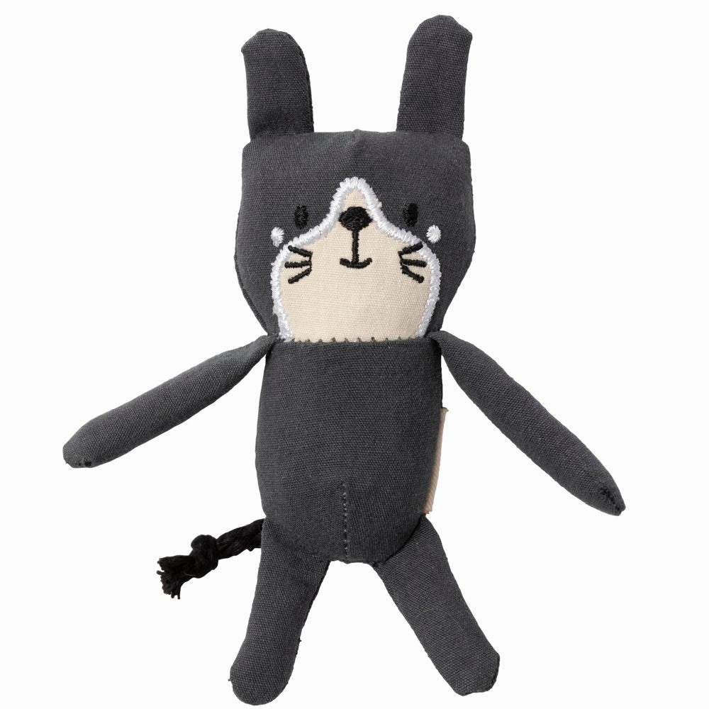 15% OFF: FuzzYard Life Cotton Cat Plush Cat Toy (Slate Grey) cat leash cat bowtie cat hat cat bandana cat costume