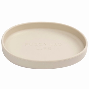 15% OFF: FuzzYard Life Silicone Dish Cat Bowl (Sandstone) cat accessories cat collar cat harness cat backpack cat ID tag