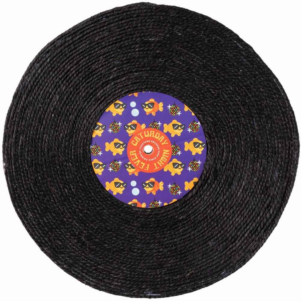 15% OFF: FuzzYard Record Cat Scratcher (Caturday Night Fever) cat leash cat bowtie cat hat cat bandana cat costume