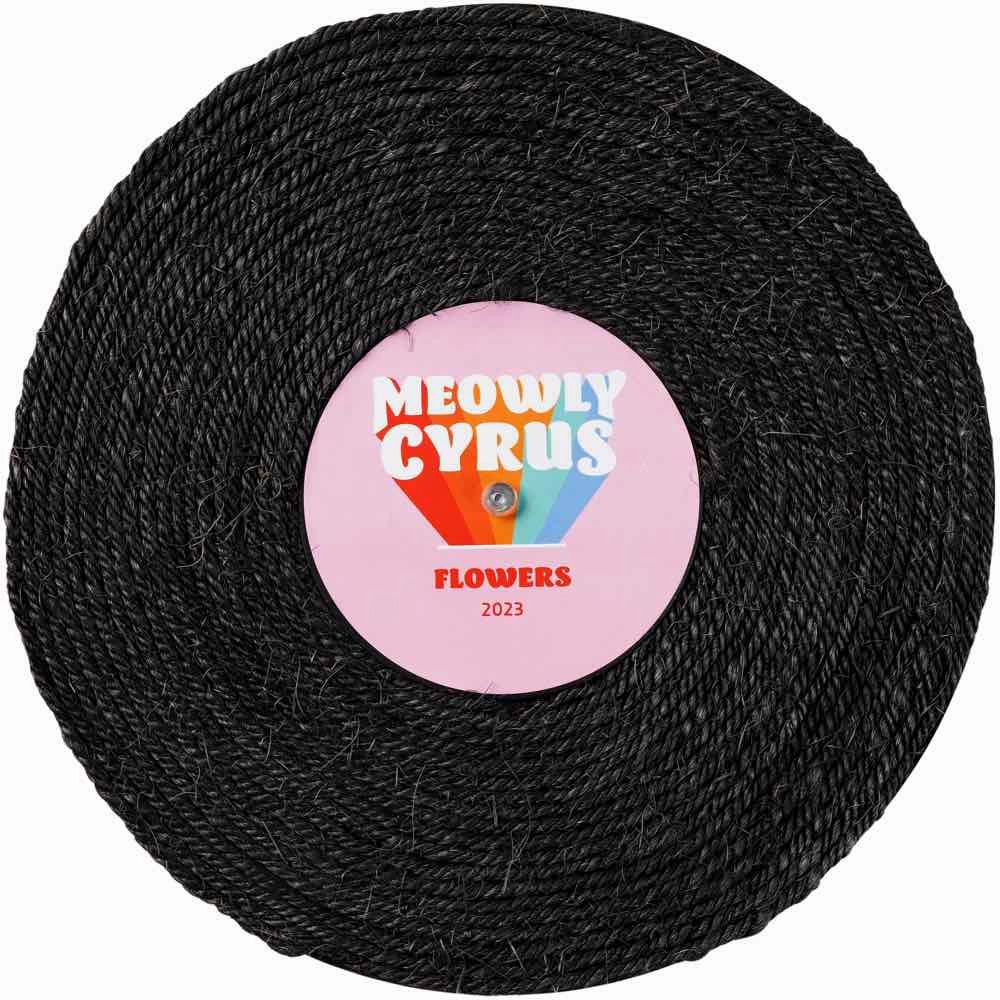 15% OFF: FuzzYard Record Cat Scratcher (Meowly Cyrus) cat treats catnip grass for cats organic cat grass cat grass seeds