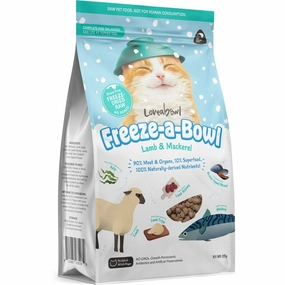 15% OFF: Loveabowl Freeze-A-Bowl Lamb & Mackerel Grain-Free Freeze-Dried Raw Cat Food cat general supplies cat toys cat grooming cat food cat litter