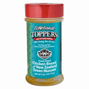 15% OFF: Northwest Naturals Chicken Breast With New Zealand Green Mussels Freeze-Dried Functional Toppers For Cats & Dogs 5oz cat general supplies cat toys cat grooming cat food cat litter
