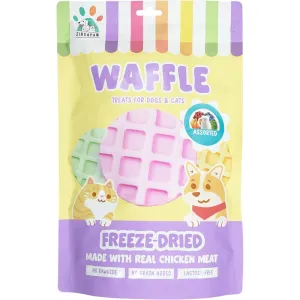 18% OFF: Singapaw Waffle Assorted Flavors Grain-Free Freeze-Dried Treats For Cats & Dogs 120g dog supplies dog food toys accessories dog bed