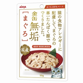 18% OFF: Aixia Kin-can Pure Tuna Pouch Cat Food 50g x 12 cat snacks catnip treats healthy cat food cat reward treats low calorie cat food