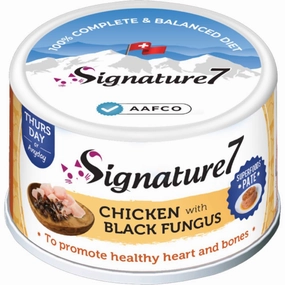 18% OFF: Signature7 Chicken With Black Fungus Pate (Thurs) Canned Cat Food 80g cat general supplies cat toys cat grooming cat food cat litter