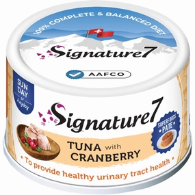 18% OFF: Signature7 Tuna With Cranberry Pate (Sun) Canned Cat Food 80g cat general supplies cat toys cat grooming cat food cat litter