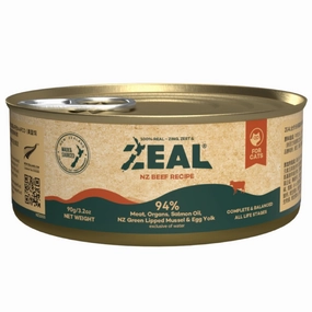 18% OFF: Zeal Beef Recipe Grain-Free Canned Cat Food 90g cat food cans soft cat food high protein cat food natural cat food senior cat food