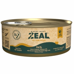 18% OFF: Zeal Lamb Recipe Grain-Free Canned Cat Food 90g cat food cans soft cat food high protein cat food natural cat food senior cat food