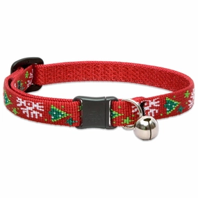 1/2" Lupine Christmas Cheer Cat Collar with Bell, 8" cat climbing tree cat hammock cat steps cat grooming kit cat safety gate