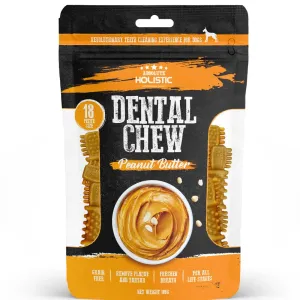 2 FOR $12.80: Absolute Holistic Dental Chew Peanut Butter Value Pack 160g dog grooming shampoo collar crate feeding supplies