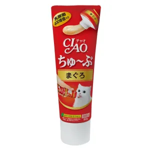 2 FOR $15: Ciao Churu Tube Tuna Maguro Grain-Free Liquid Cat Treat 80g cat general supplies cat toys cat grooming cat food cat litter