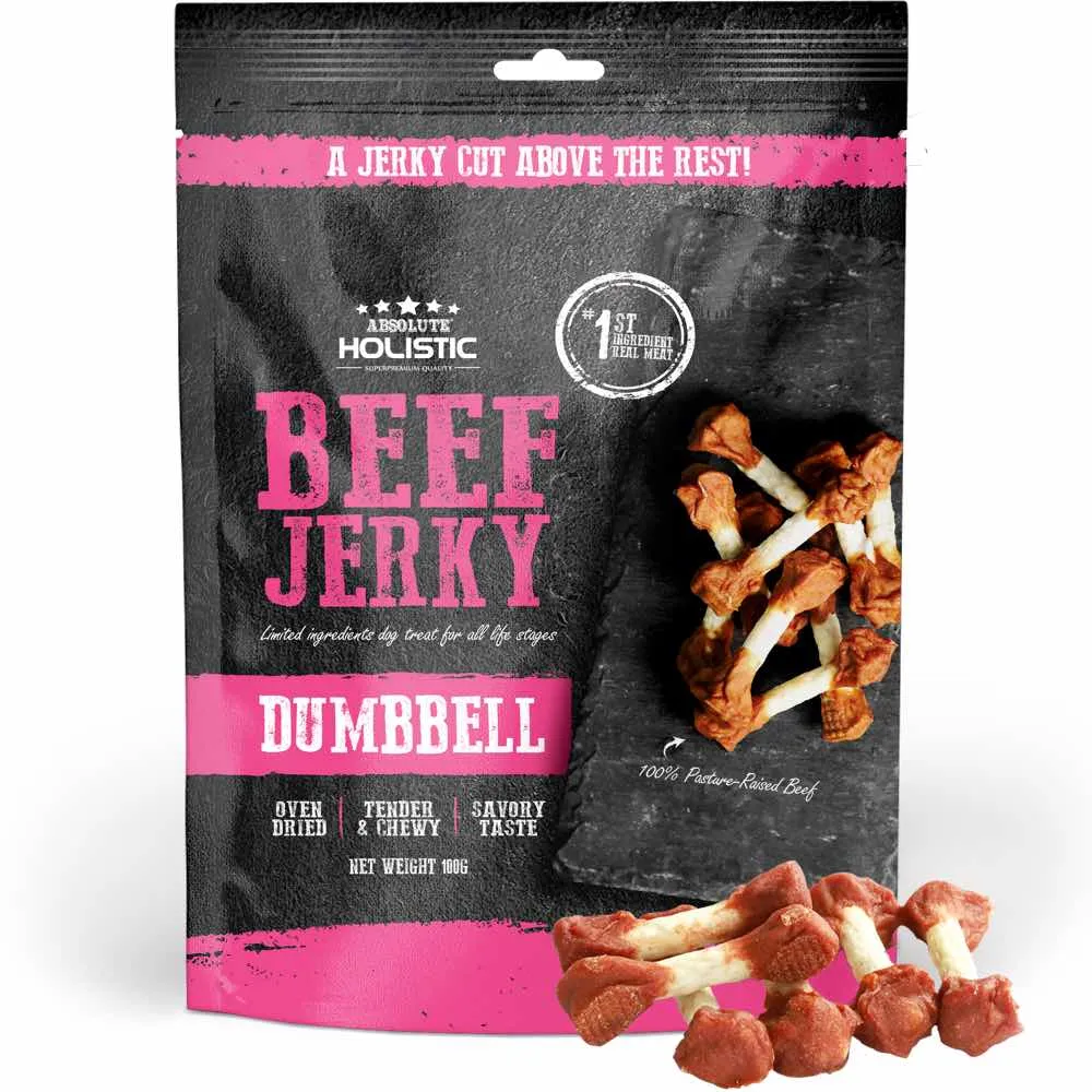 20% OFF: Absolute Holistic Beef Jerky Dumbbell Dog Treats 100g chicken fence goat pen animal fencing electric fencing portable livestock fence