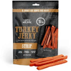 20% OFF: Absolute Holistic Turkey Jerky Strip Dog Treats 100g dog grooming shampoo collar crate feeding supplies