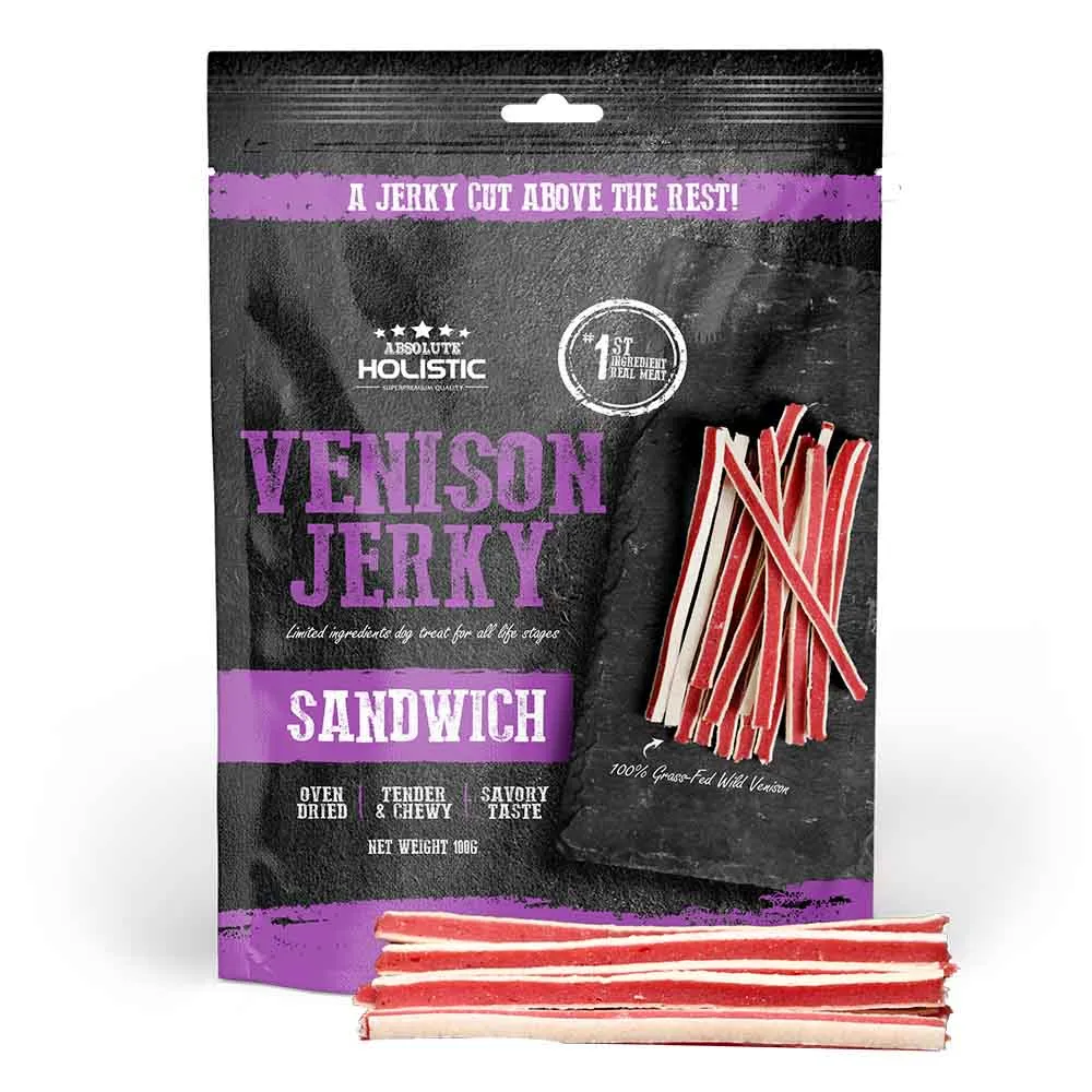 20% OFF: Absolute Holistic Venison & Whitefish Sandwich Grain Free Dog Treats 100g fly trap horse fly spray poultry fly control fly repellent farm fly solution