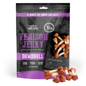 20% OFF: Absolute Holistic Venison Dumbbell Grain Free Dog Treats 100g dog grooming shampoo collar crate feeding supplies