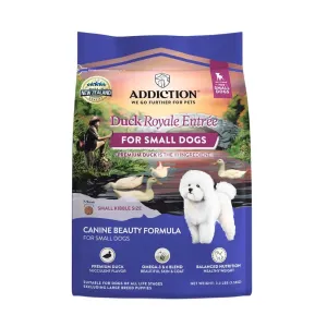 20% OFF: Addiction Duck Royale Entree Grain-Free Small Breed Dry Dog Food 1.5kg freeze dried dog treats dog freeze snacks raw dog treat dehydrated dog food meat dog snack