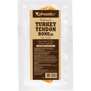 20% OFF: AFreschi Natural Turkey Tendon Bone Grain-Free Dog Chew (Small) 15g dog grooming shampoo collar crate feeding supplies