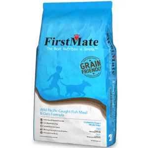 20% OFF: FirstMate Grain Friendly Wild Pacific Caught Fish & Oats Formula Dry Dog Food 2.3kg dog supplies dog food toys accessories dog bed