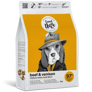 20% OFF: Good Noze NZ Beef & Venison Freeze-Dried Dog Food 350g dog grooming shampoo collar crate feeding supplies